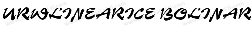 URWLINEARICE BOLINAR字体转换
